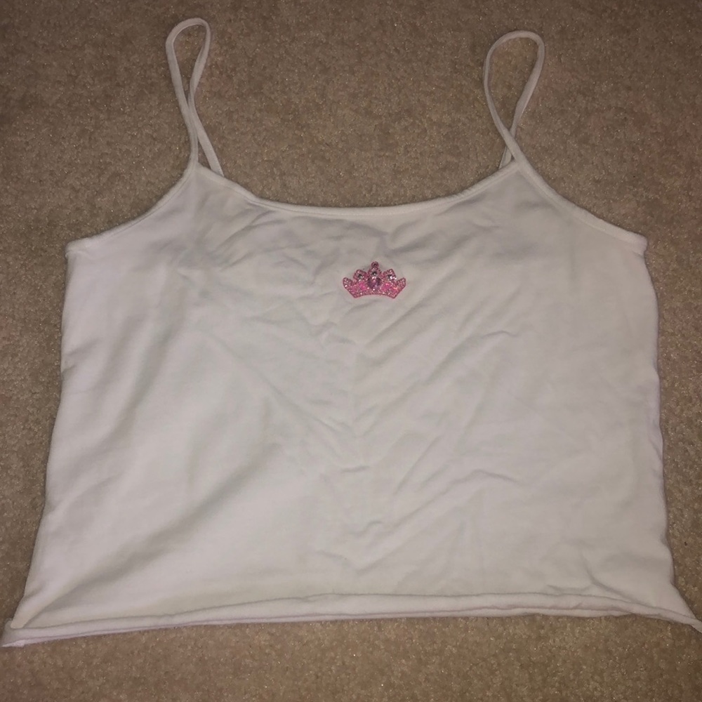 Cropped Tiara Tank Top